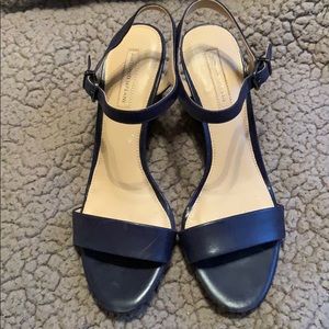 COPY - Ladies navy blue wedges